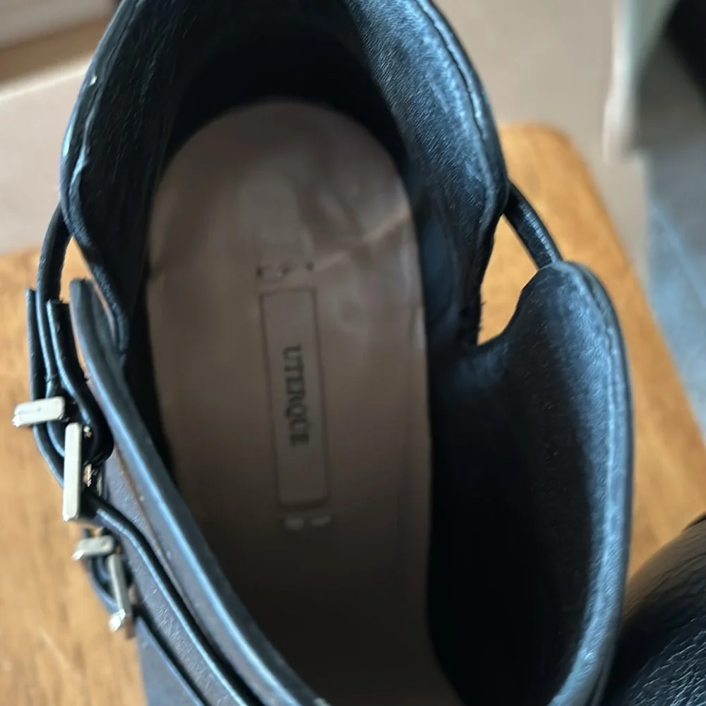 Item # B32 - Elegant Black Ankle Boots - Picture 2 of 5